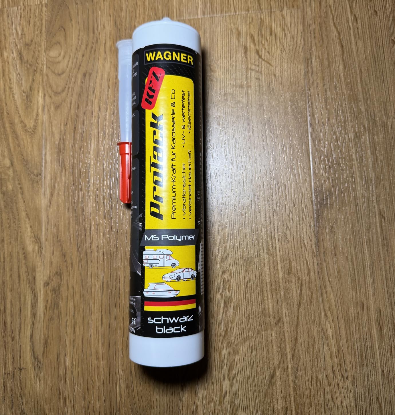 Wagner ProTack KFZ Hochleistungskleber schwarz 310 ml vibrationssicher