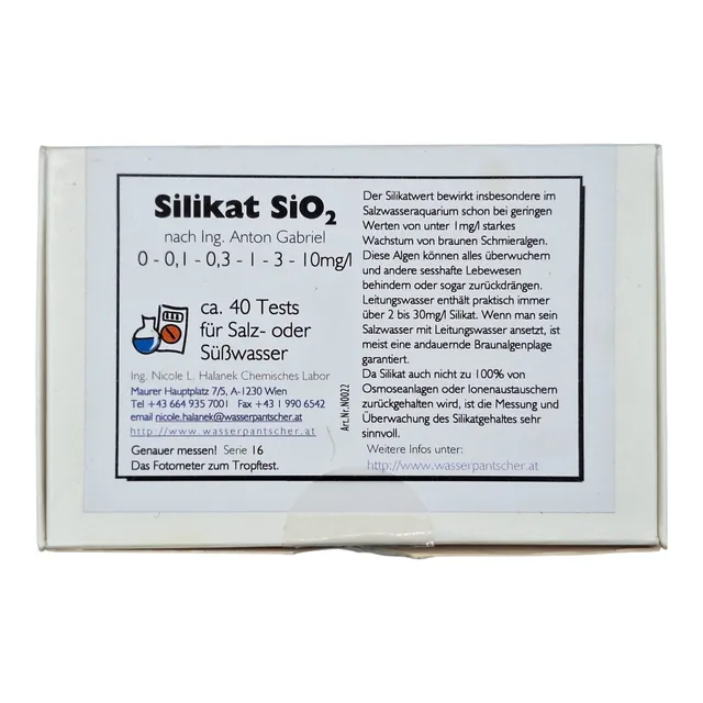 C&P Aquaplants Silikat Wassertest ca. 40 Tests