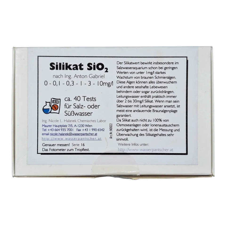 C&P Aquaplants Silikat Wassertest ca. 40 Tests