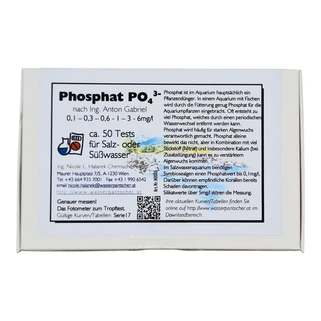 C&P Aquaplants Phosphat Tropftest Süß- Salzwasser
