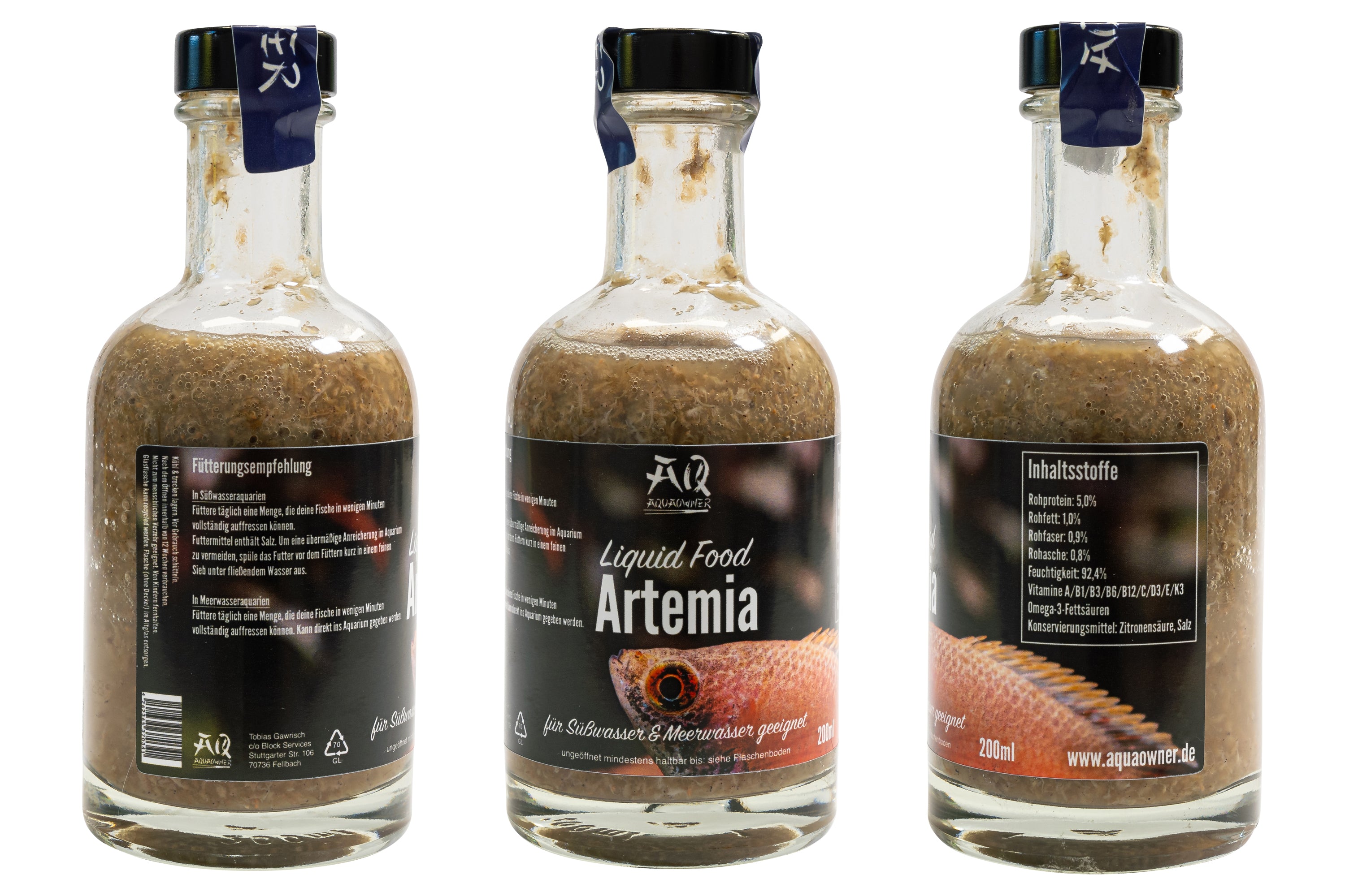 AquaOwner Liquid Food Artemia Flüssigfutter 200 ml
