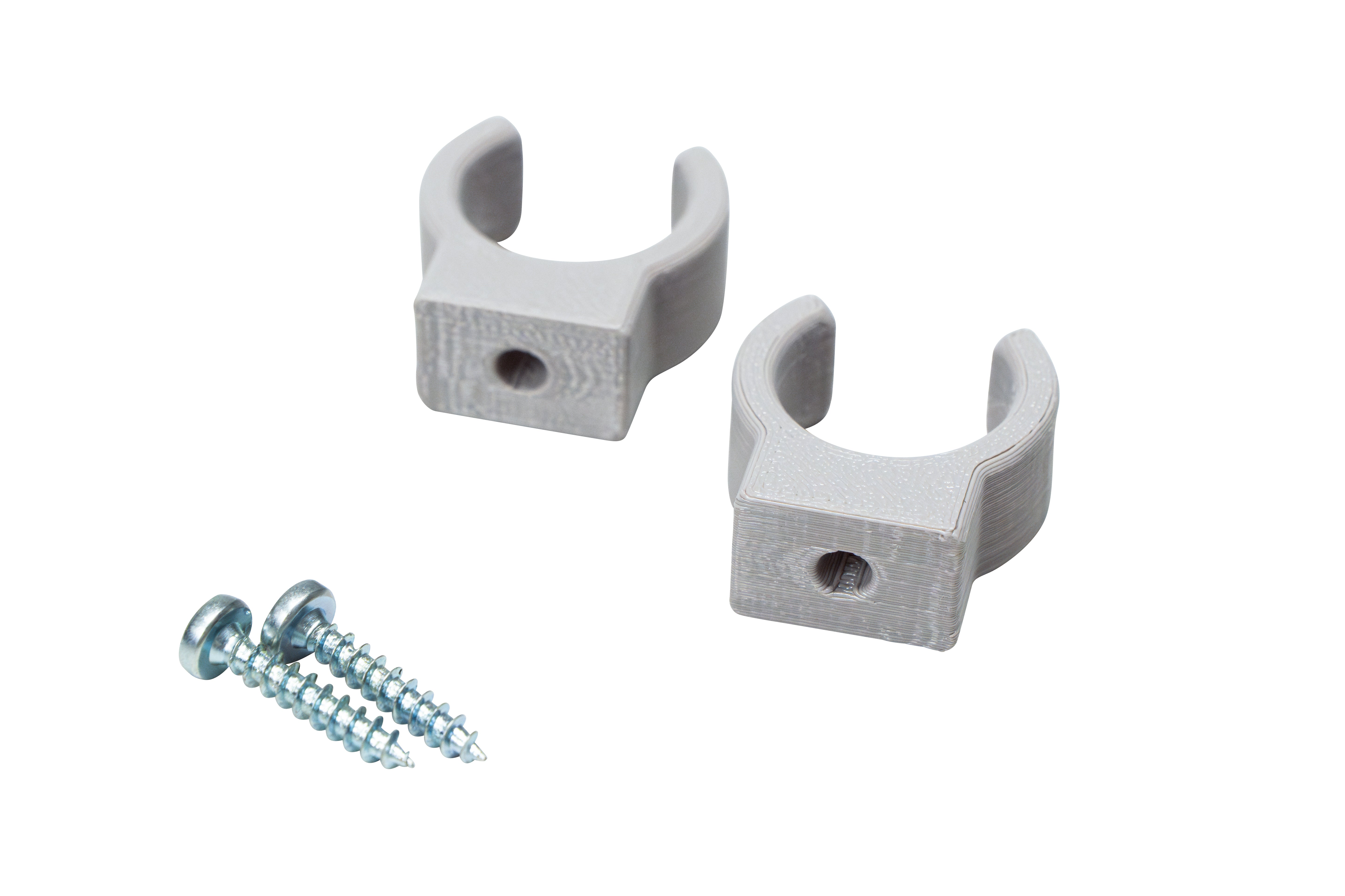 AquaOwner Schlauchhalter-Set 12/16mm PETG maßgenau