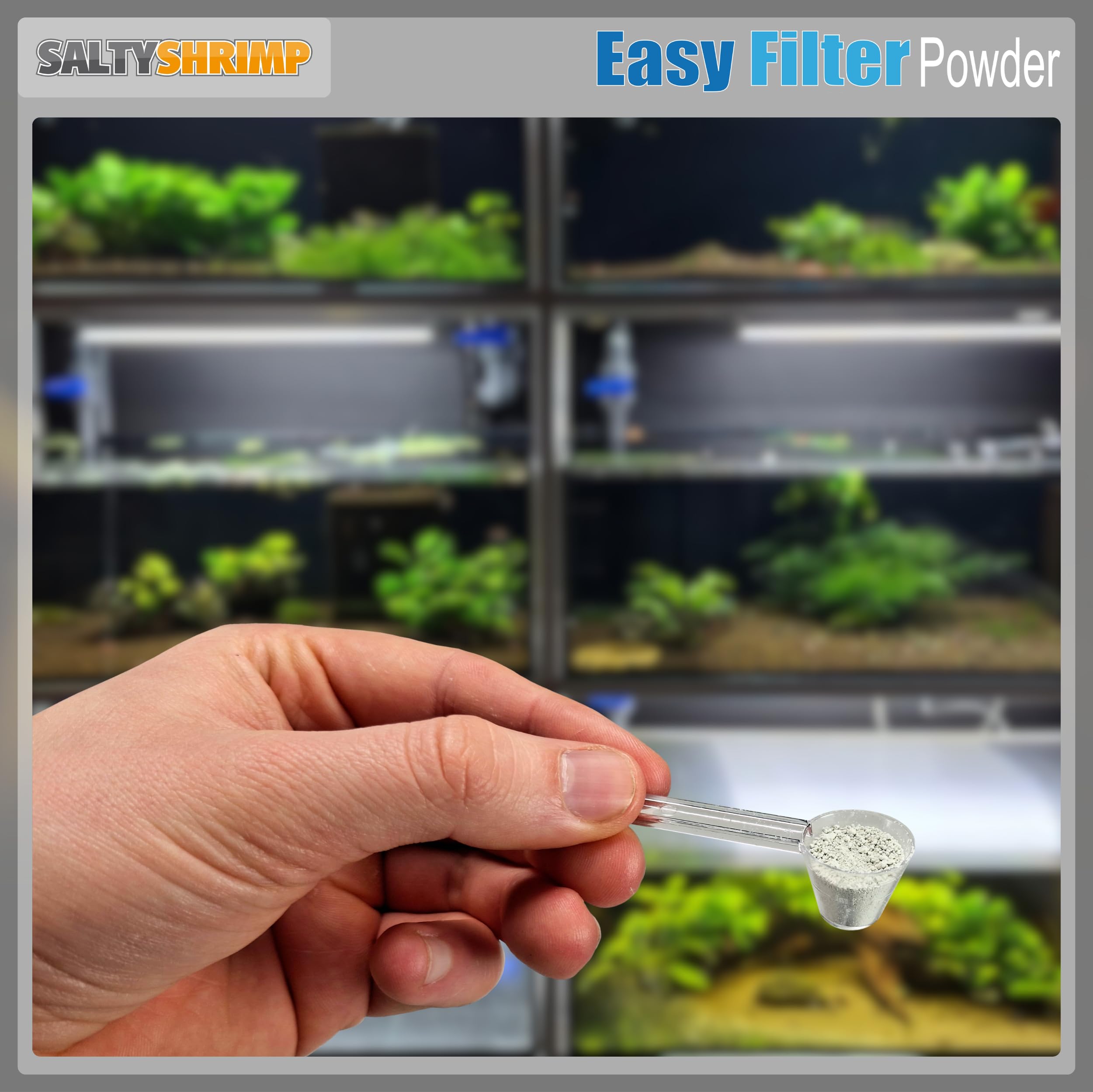SaltyShrimp Easy Filter Powder Filterpulver 60g schadstoffbindend