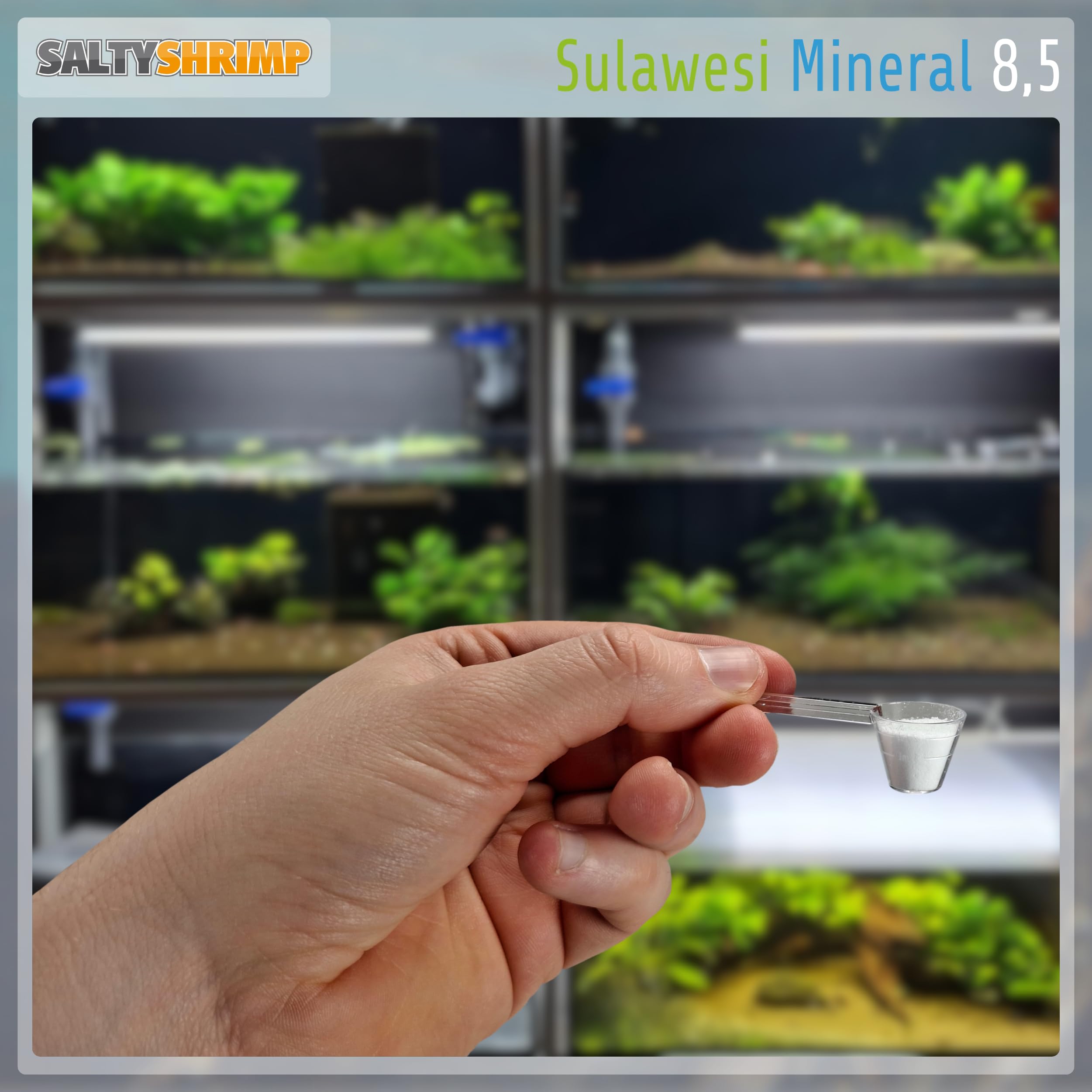 SaltyShrimp Sulawesi Mineral 8,5 Mineralsalz 110g pH-stabil
