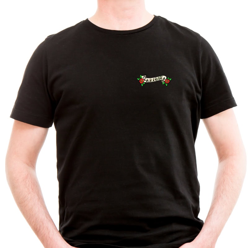 CaribSea Arowana Tattoo T-Shirt Schwarz Baumwolle