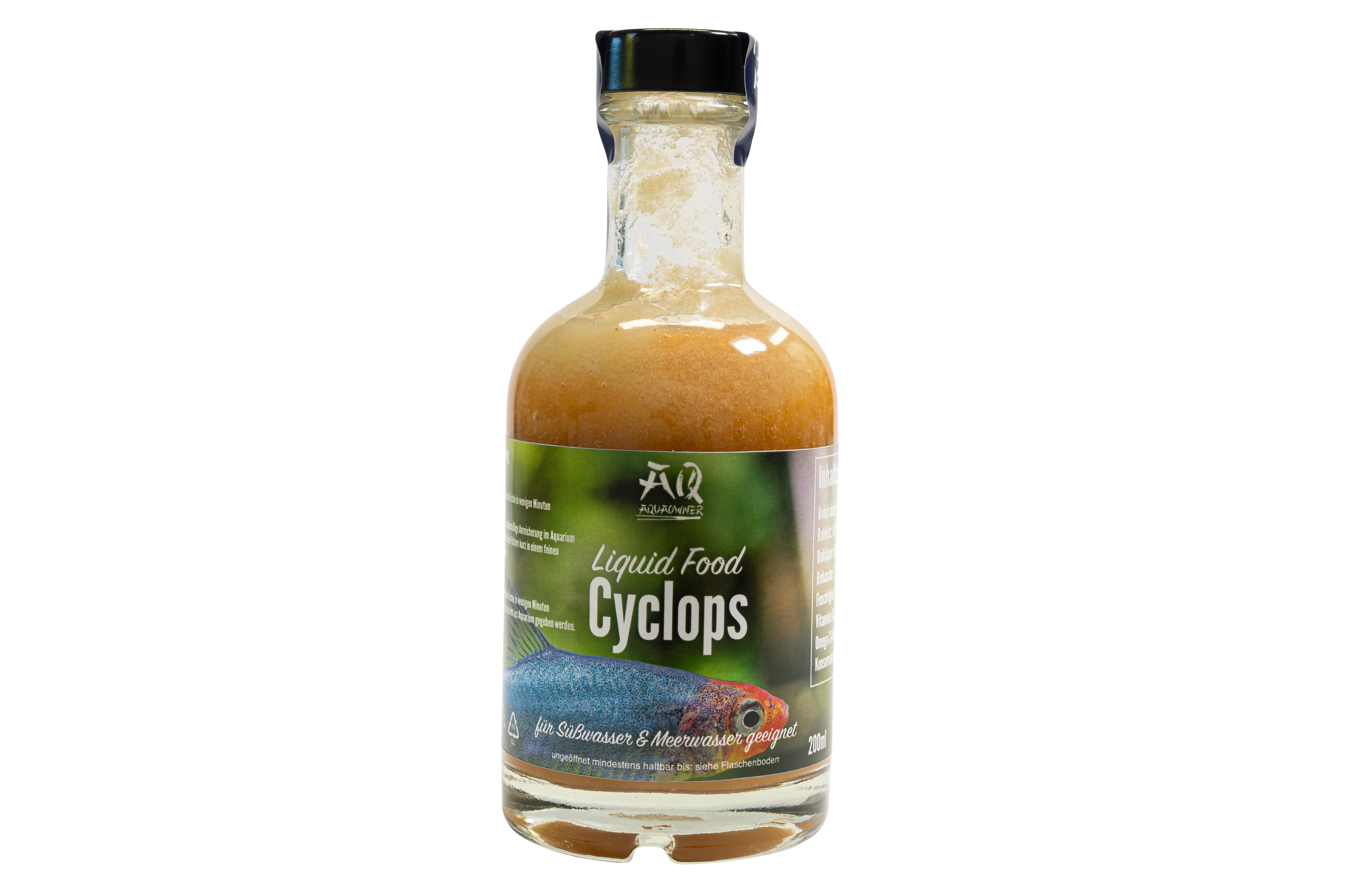 AquaOwner Liquid Food Probierset Fischfutter 3x200 ml