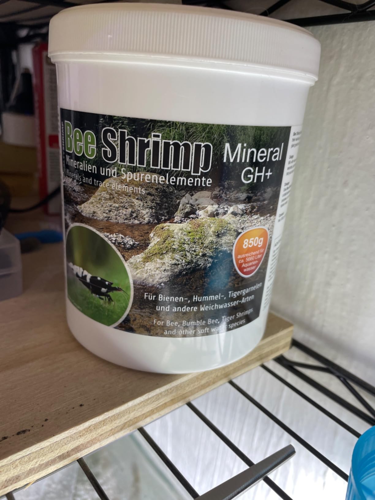 SaltyShrimp Bee Shrimp Mineral GH+ Mineralsalz 850 g Bienengarnelen
