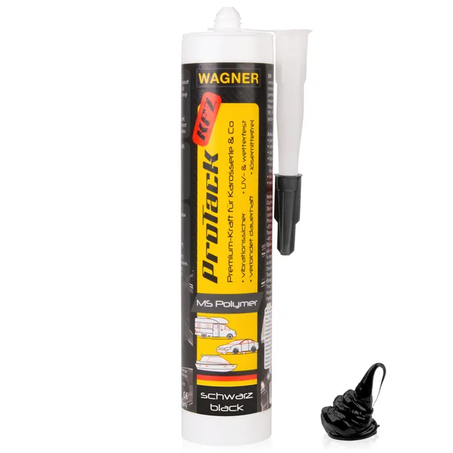 Wagner ProTack KFZ Hochleistungskleber schwarz 310 ml vibrationssicher