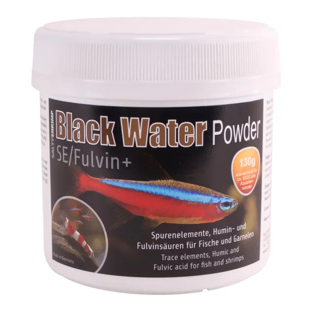 SaltyShrimp Black Water Powder SE/Fulvin+ Mineralsalz 135g Huminstoffe