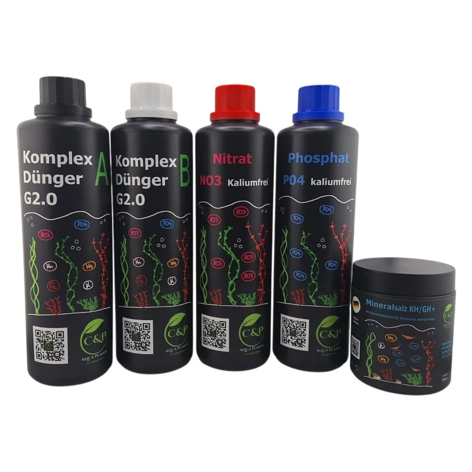 C&P Aquaplants Startpaket Osmosewasser 500ml 250g KH/GH+