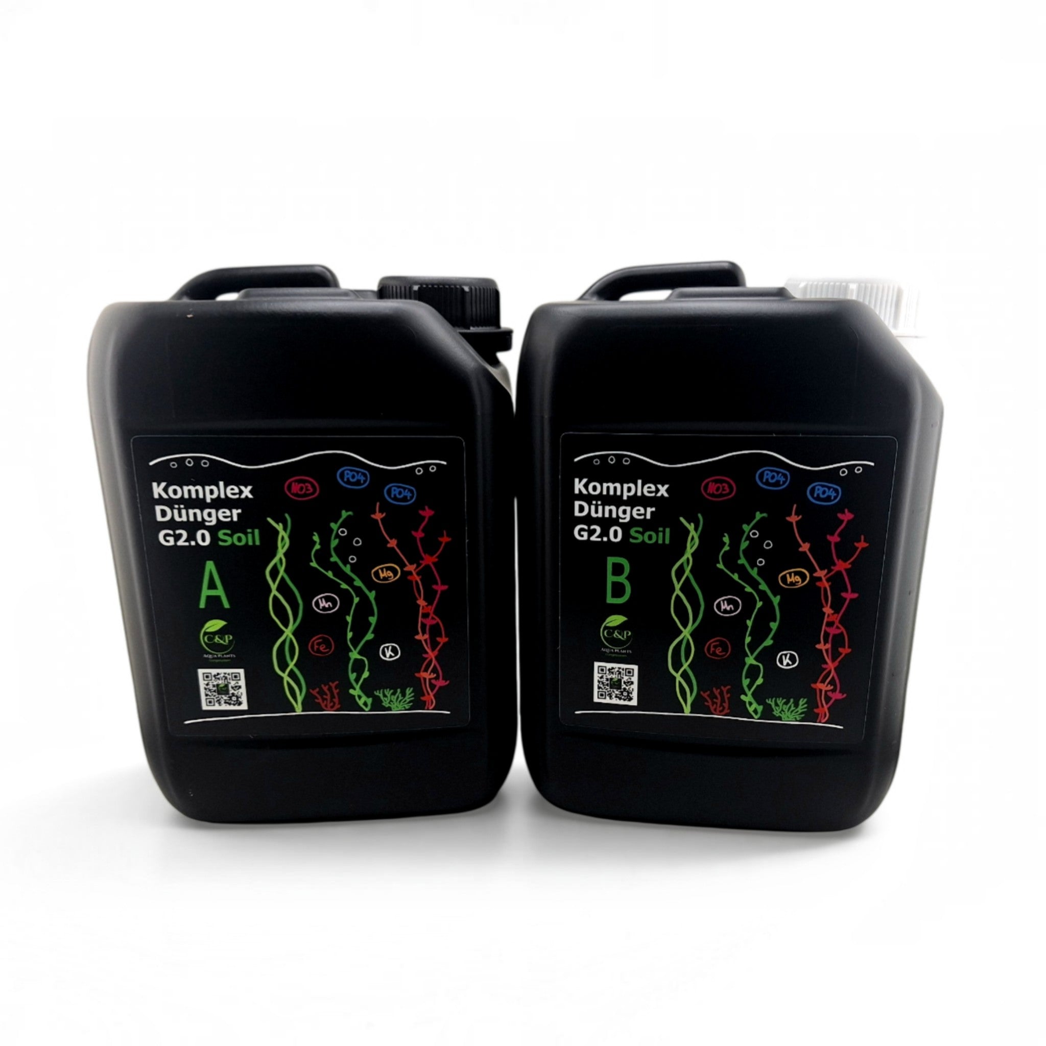 C&P Aquaplants Komplex A+B Soil Dünger 500 ml Set phosphatreich