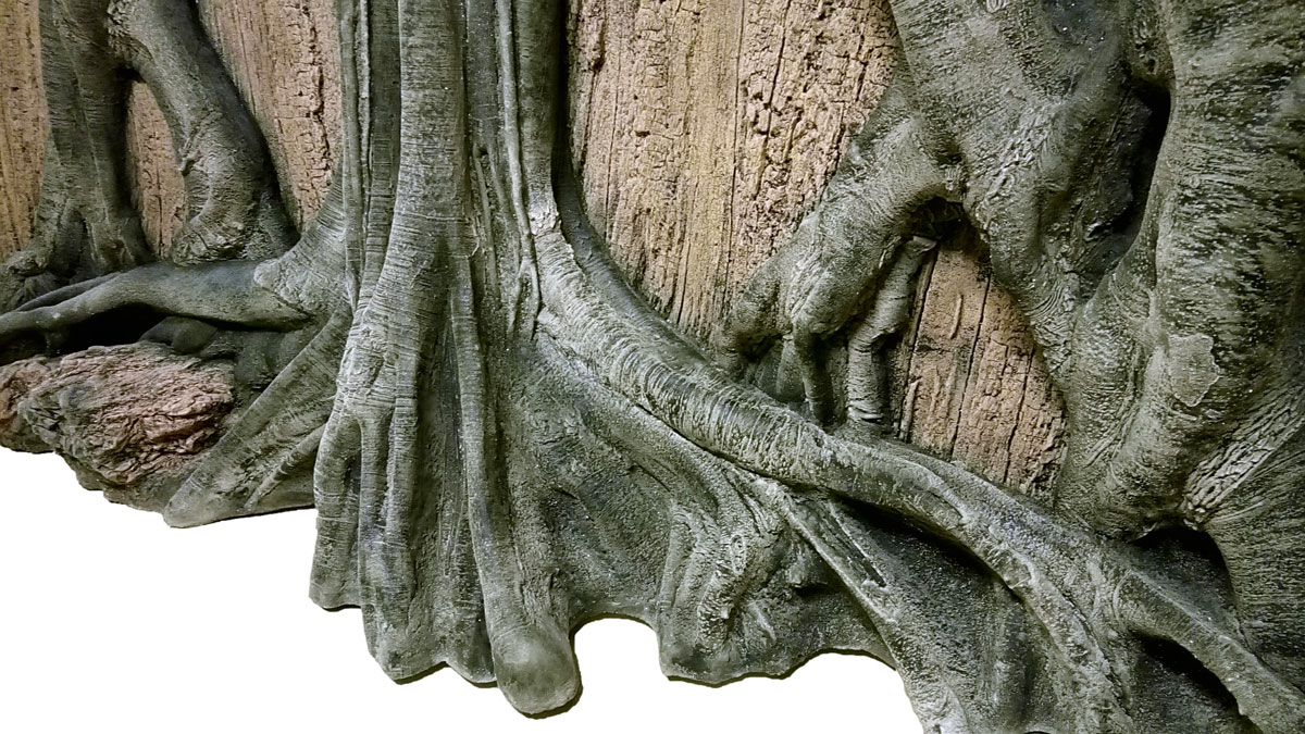 ArStone Rainforest Laona 3D Rückwand Wurzel wurzelgerecht