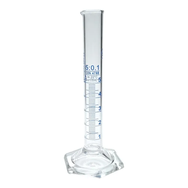 C&P Aquaplants Messzylinder 5ml Standzylinder Klasse A