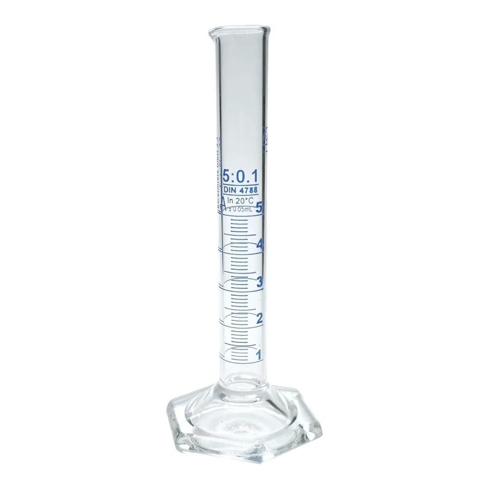 C&P Aquaplants Messzylinder 5ml Standzylinder Klasse A