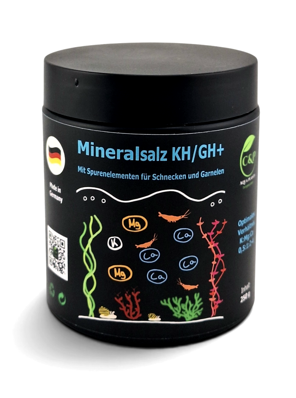 C&P KH/GH+ Mineralsalz Aufhärtesalz 250 g Osmose