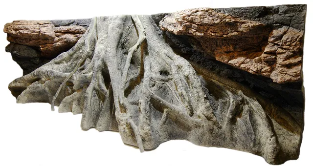 ArStone Amazonas XL 3D Wurzel-Rückwand Regenwald