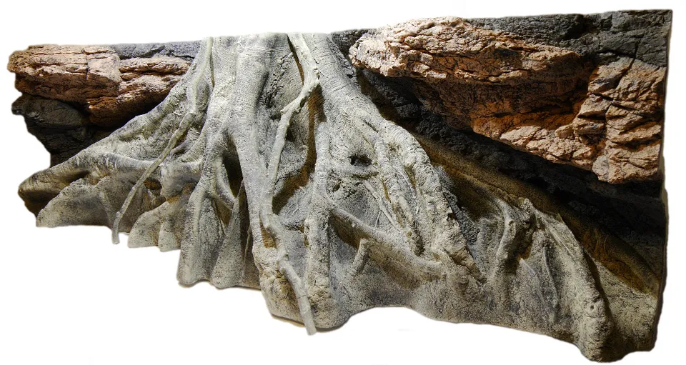 ArStone Amazonas XL 3D Wurzel-Rückwand Regenwald