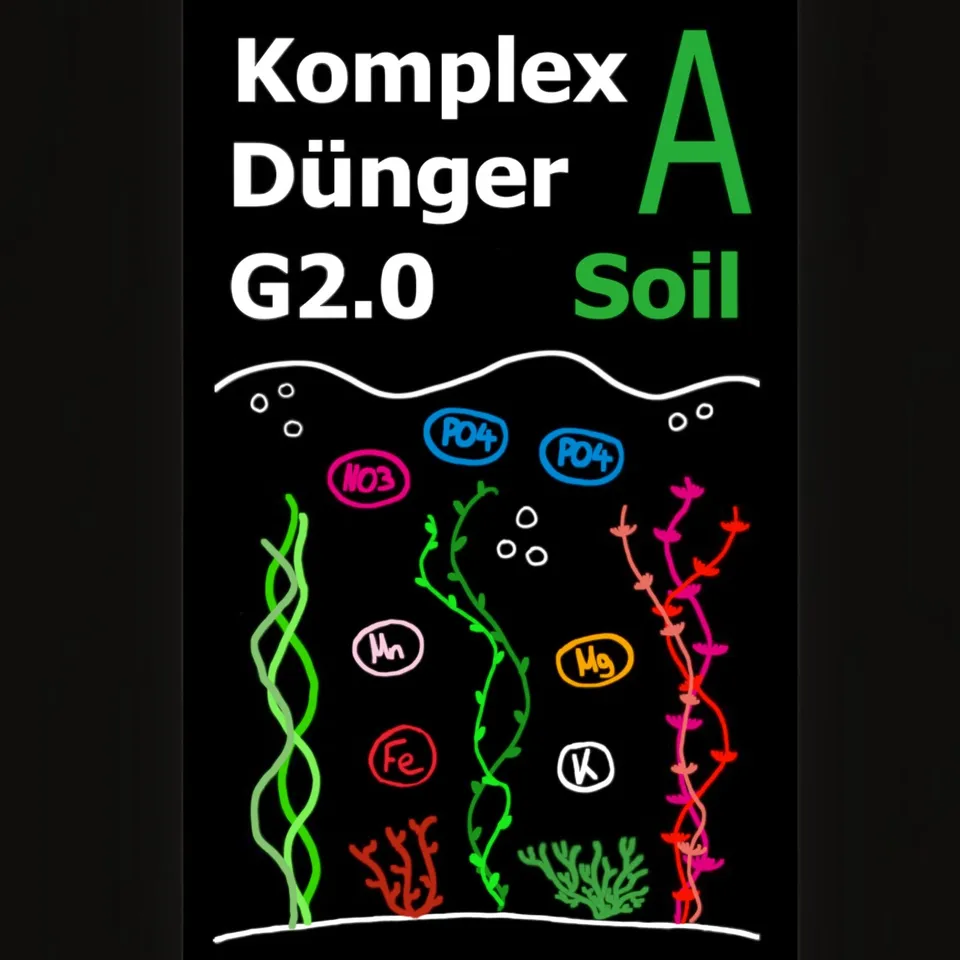 C&P Aquaplants Komplex A+B Soil Dünger 500 ml Set phosphatreich