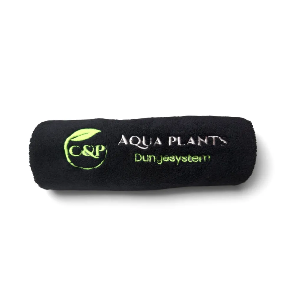 C&P Aquaplants Microfaser-Handtuch 77x40 cm Karabiner