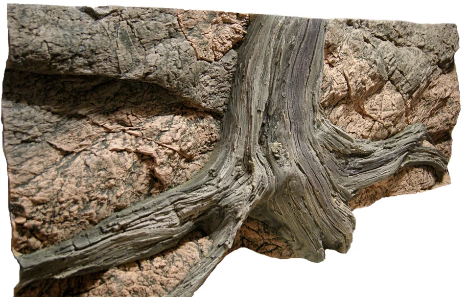 ArStone Amazonas 3D Aquarium Rückwand Wurzel 23cm tief