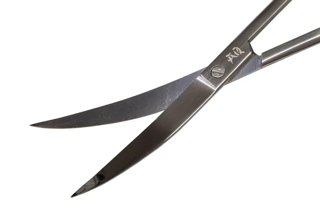 AquaOwner Wave Scissor Aquarienschere 25 cm gebogen