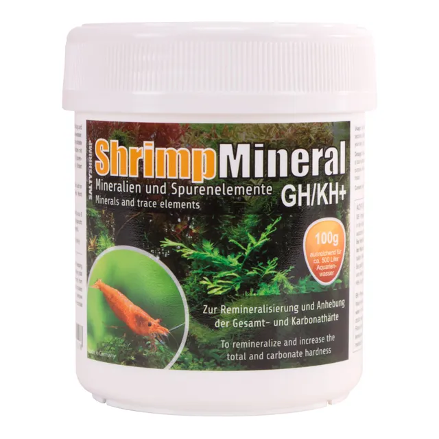 SaltyShrimp Shrimp Mineral GH/KH+ Mineralsalz 100 g neutrales Wasser