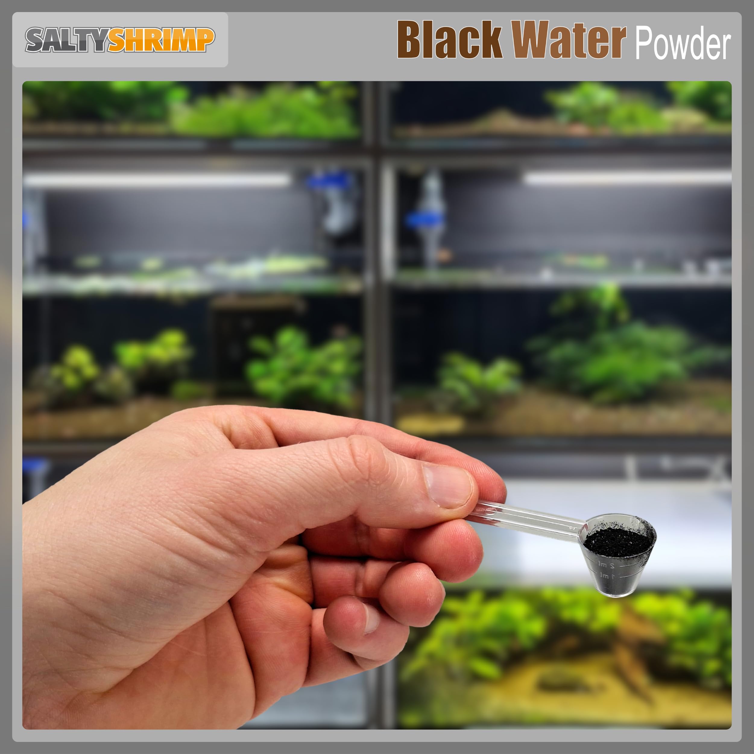 SaltyShrimp Black Water Powder SE/Fulvin+ Mineralsalz 135g Huminstoffe