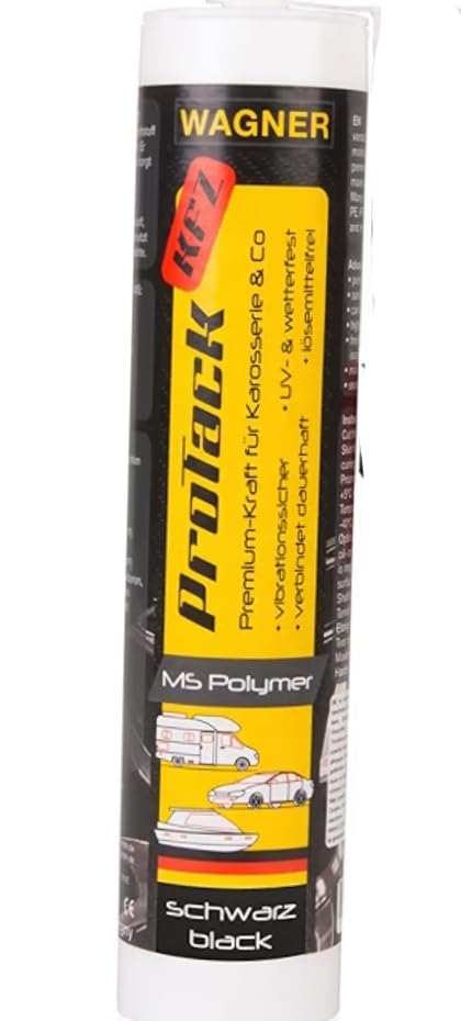 Wagner ProTack KFZ Hochleistungskleber schwarz 310 ml vibrationssicher