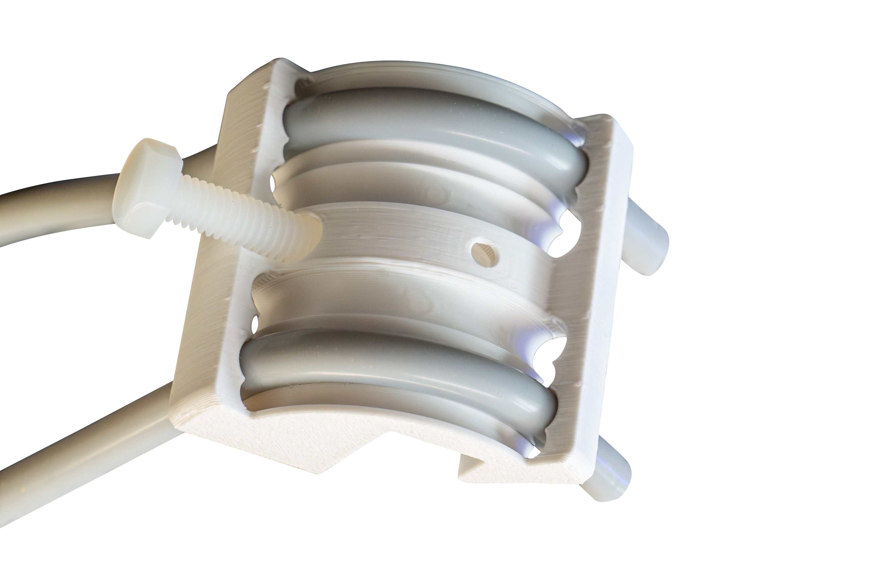 AquaOwner Universal Schlauchhalter 4-fach weiß