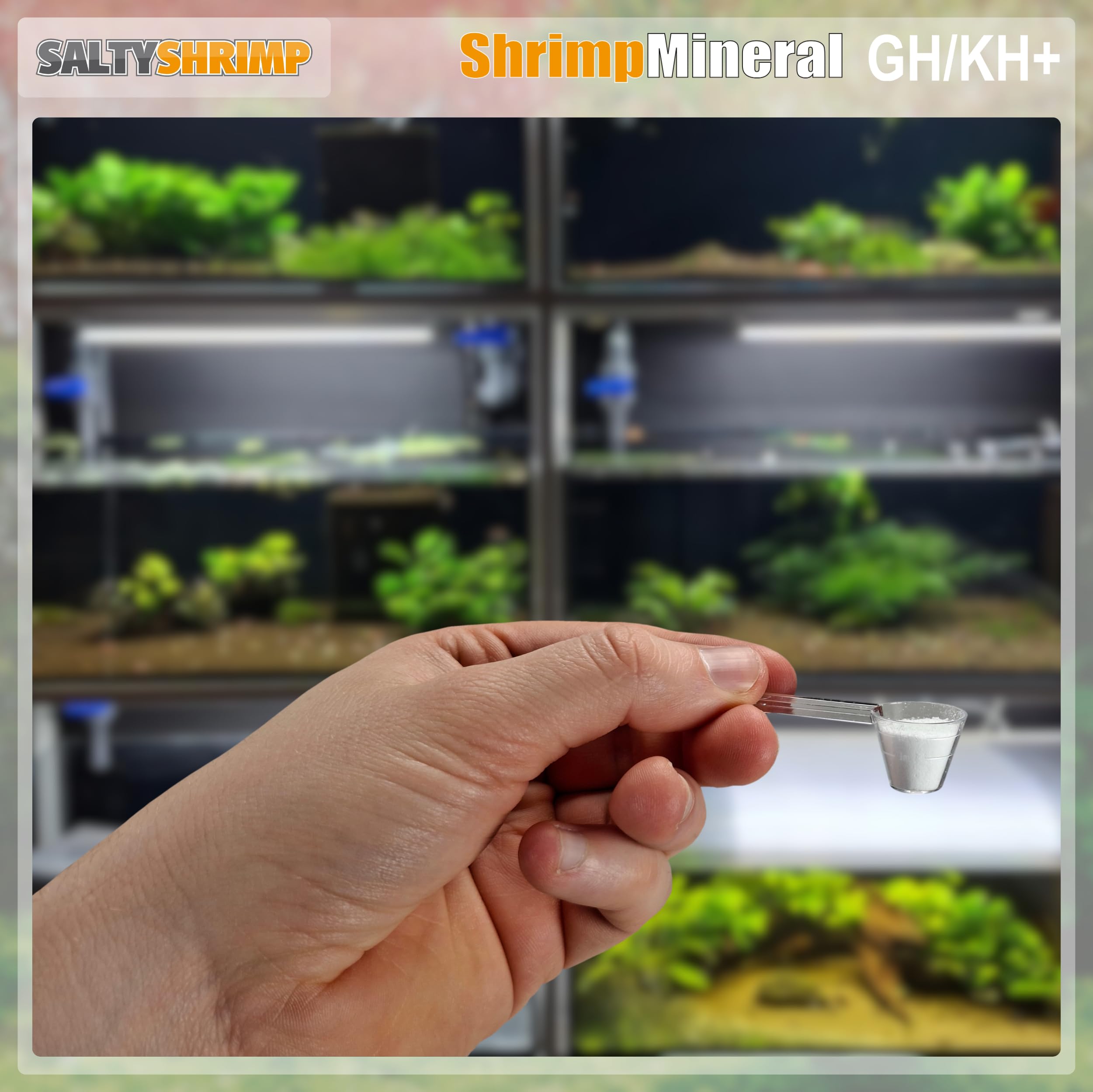 SaltyShrimp Shrimp Mineral GH/KH+ Mineralsalz 100 g neutrales Wasser
