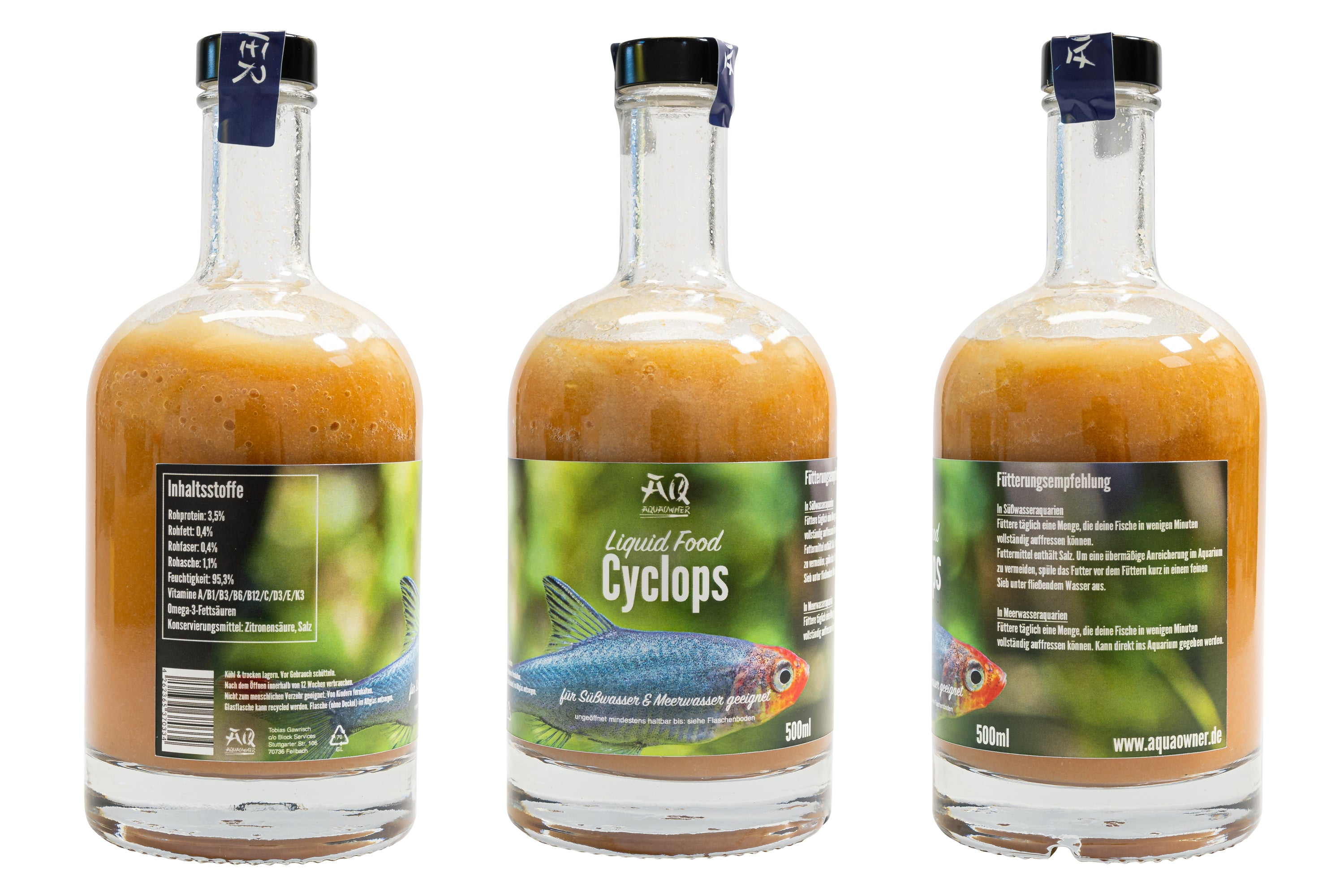 Token of Nature AquaOwner Liquid Food Cyclops Futter 200ml