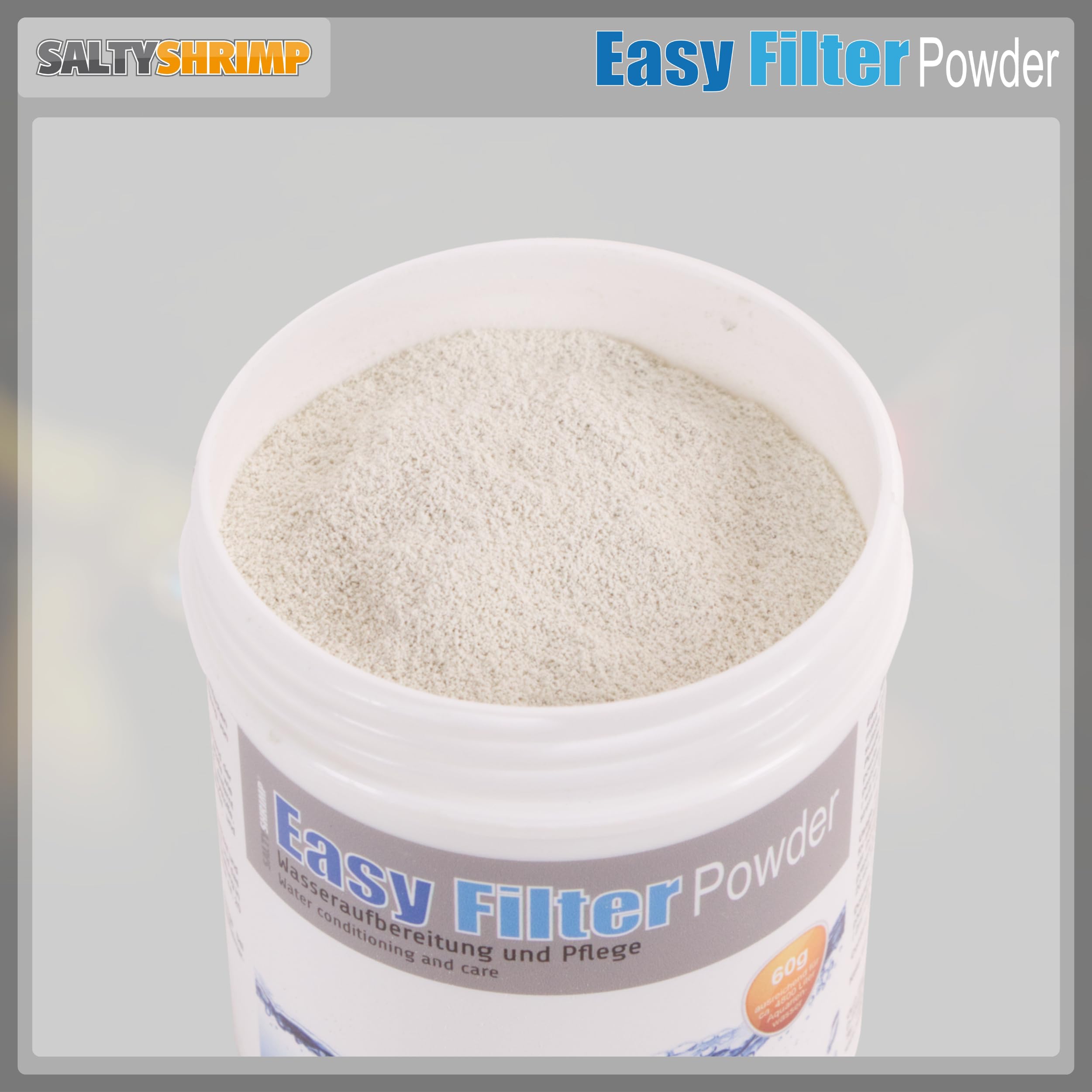 SaltyShrimp Easy Filter Powder Filterpulver 60g schadstoffbindend