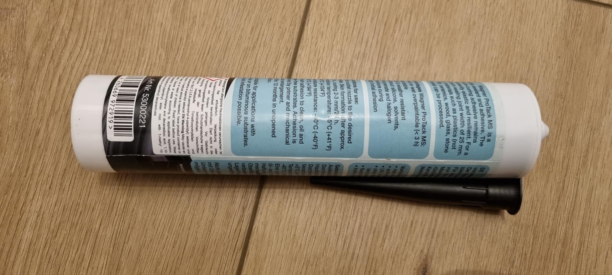 Wagner ProTack MS Montagekleber schwarz 310 ml dauerelastisch