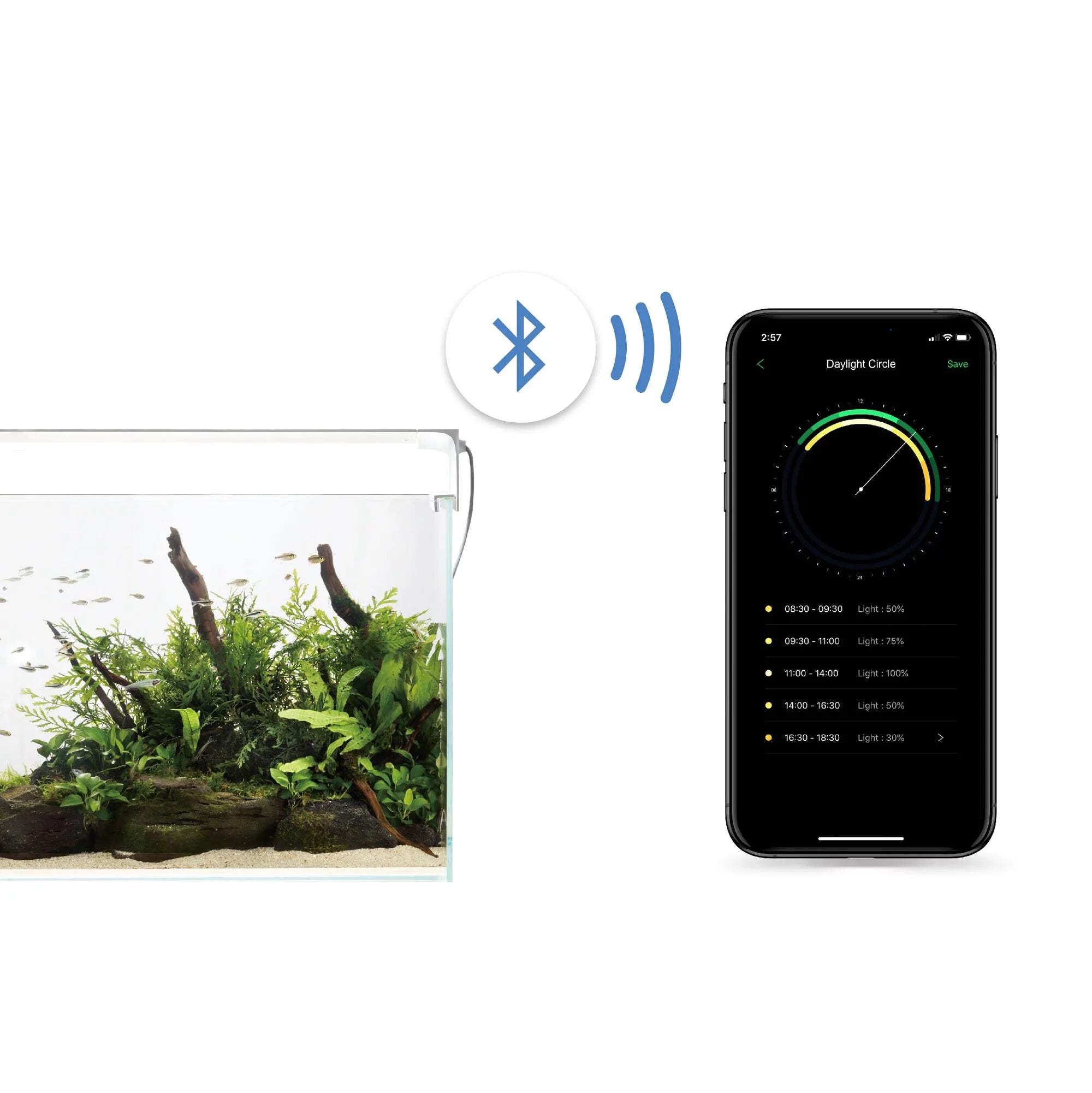 ONF THE FLAT ONE+ YW LED-Aufsatzleuchte 60 cm
