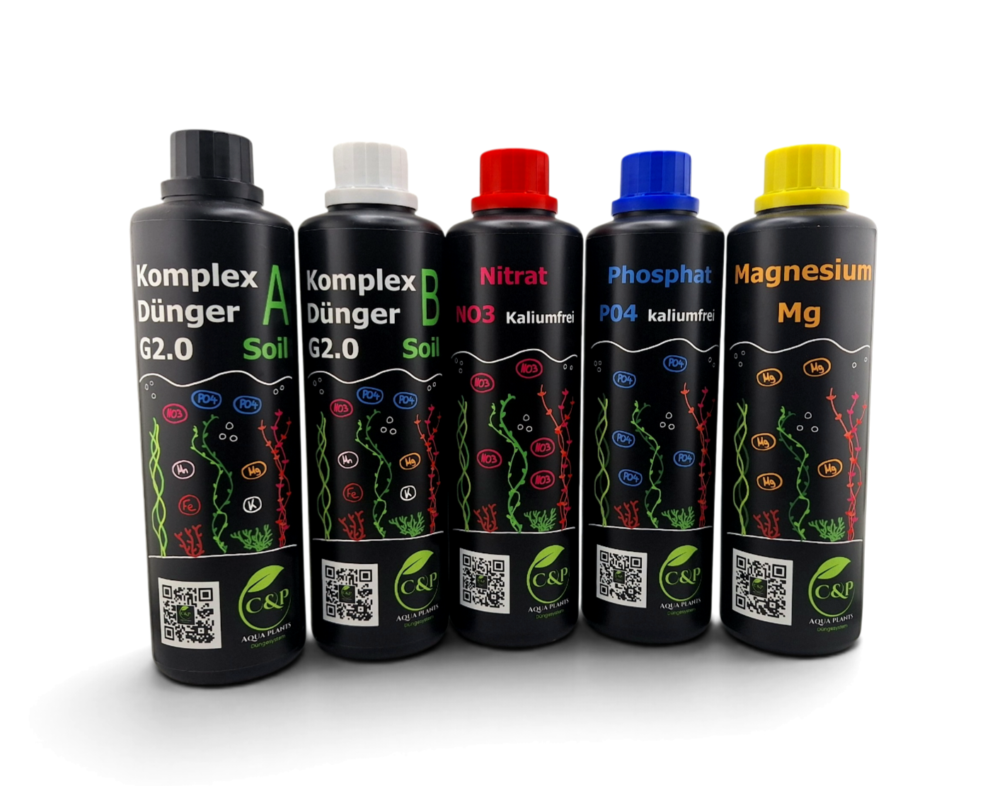 C&P Aquaplants Startpaket Leitungswasser Düngerset 500 ml