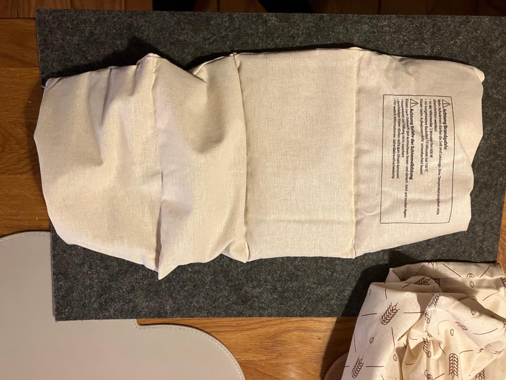 Wagner Wärmekissen Large 20x53 cm Baumwolle Weizen