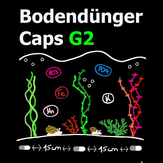 C&P Aquaplants Bodendünger Caps Wurzeldünger 25 Stück