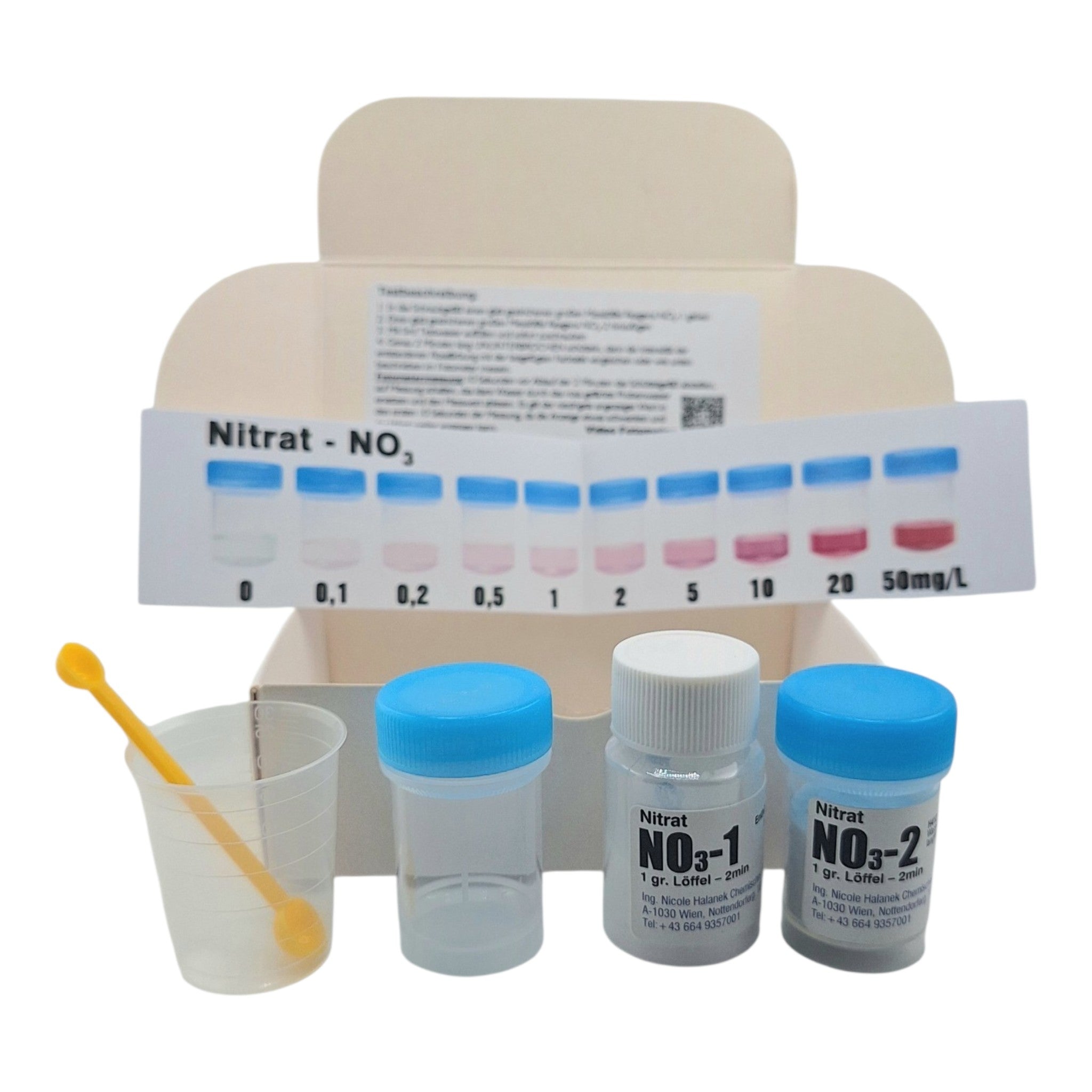C&P Aquaplants Nitrat Test Wassertest 0,1-50mg/l 40 Tests
