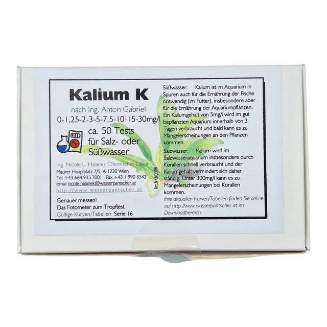C&P Aquaplants Kalium Test Wassertest ca. 50 Tests