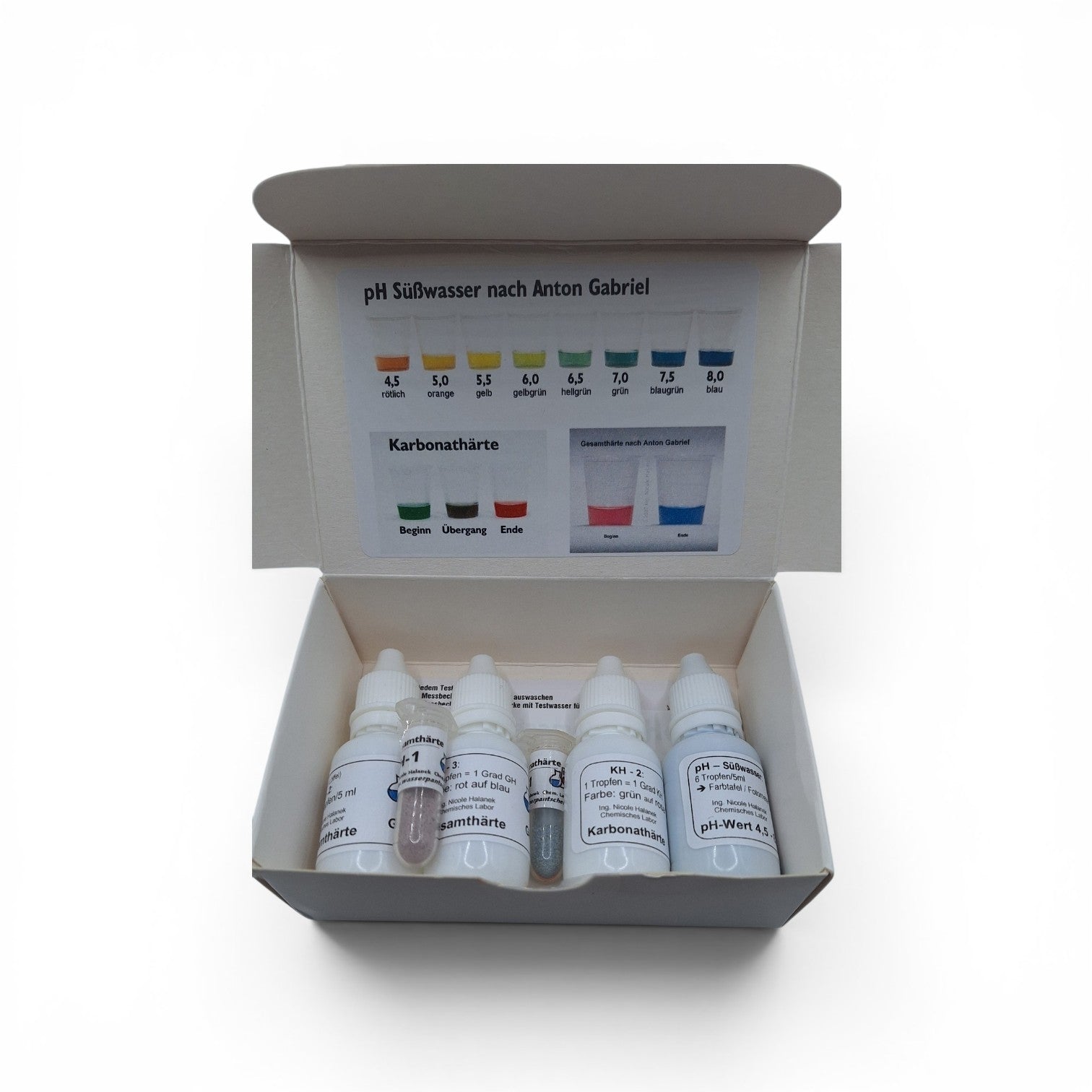C&P Aquaplants Kombitest GH KH pH Wassertest 3x30 Tests