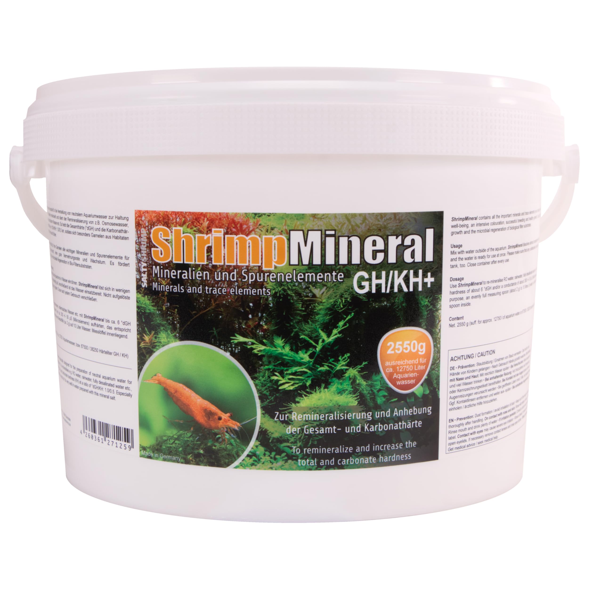 SaltyShrimp Shrimp Mineral GH/KH+ Mineralsalz 100 g neutrales Wasser