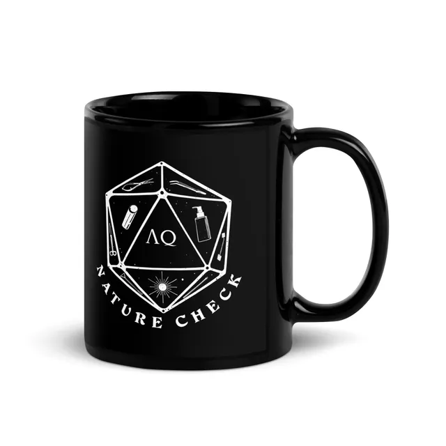 Token of Nature AquaOwner Nature Check Tasse 11oz schwarz glänzend