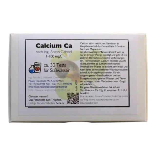 C&P Aquaplants Calcium Süßwasser Wassertest 30 Messungen