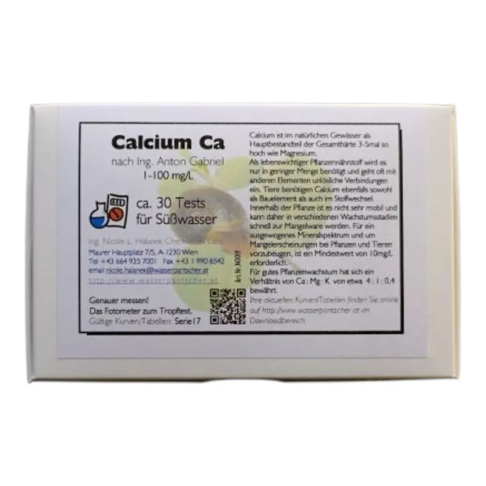 C&P Aquaplants Calcium Süßwasser Wassertest 30 Messungen