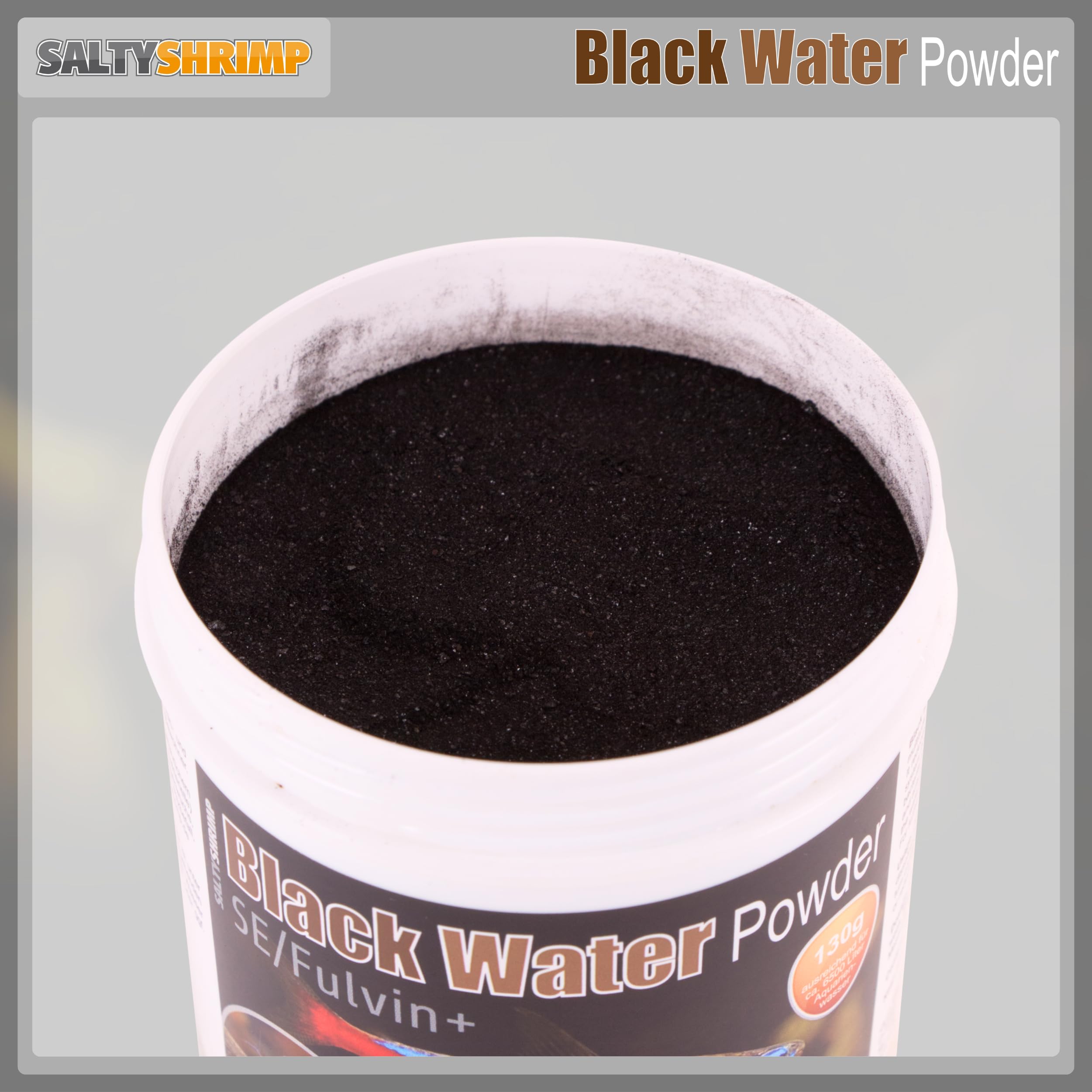 SaltyShrimp Black Water Powder SE/Fulvin+ Mineralsalz 135g Huminstoffe