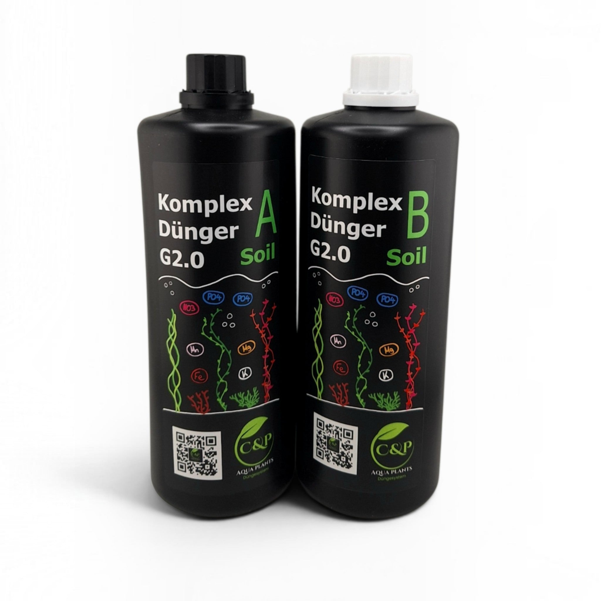 C&P Aquaplants Komplex A+B Soil Dünger 500 ml Set phosphatreich