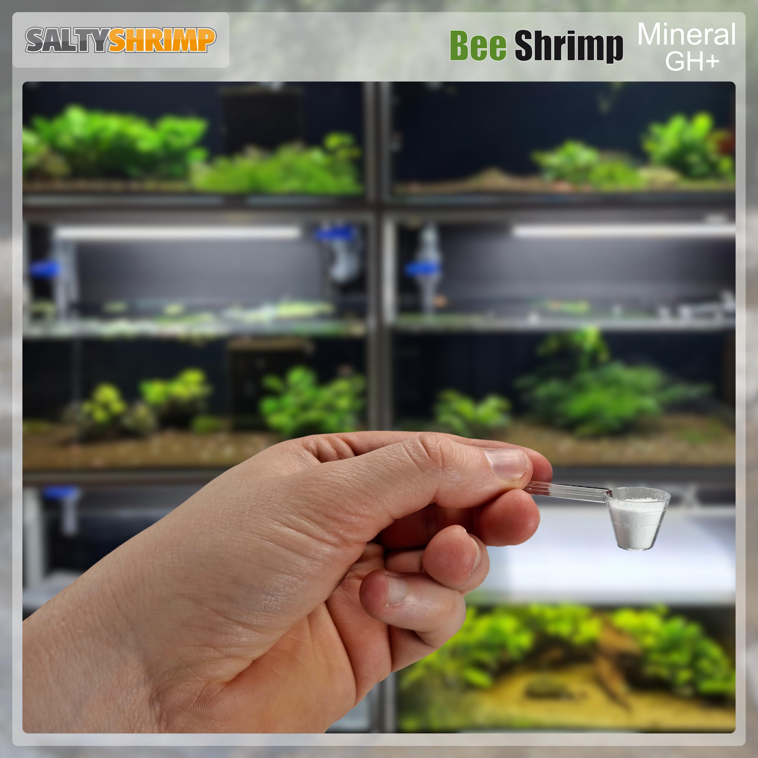 SaltyShrimp Bee Shrimp Mineral GH+ Mineralsalz 110 g Bienengarnelen
