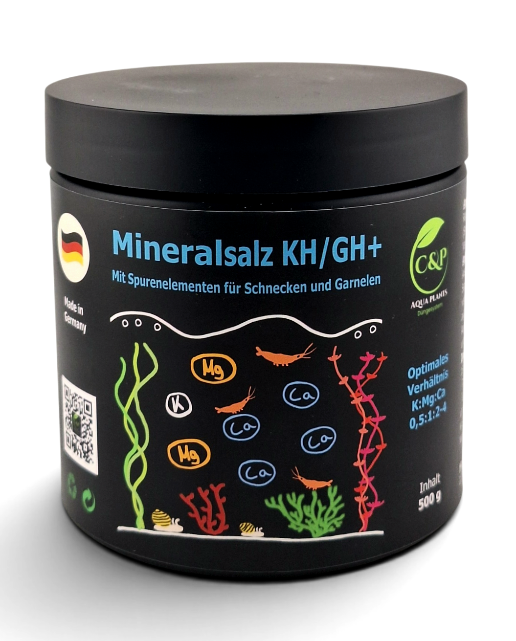 C&P KH/GH+ Mineralsalz Aufhärtesalz 250 g Osmose