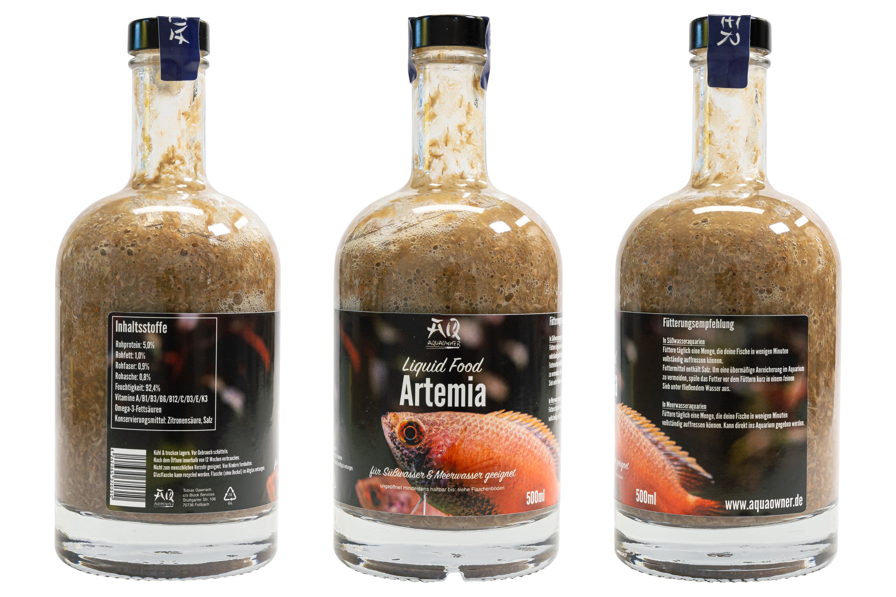 AquaOwner Liquid Food Artemia Flüssigfutter 200 ml