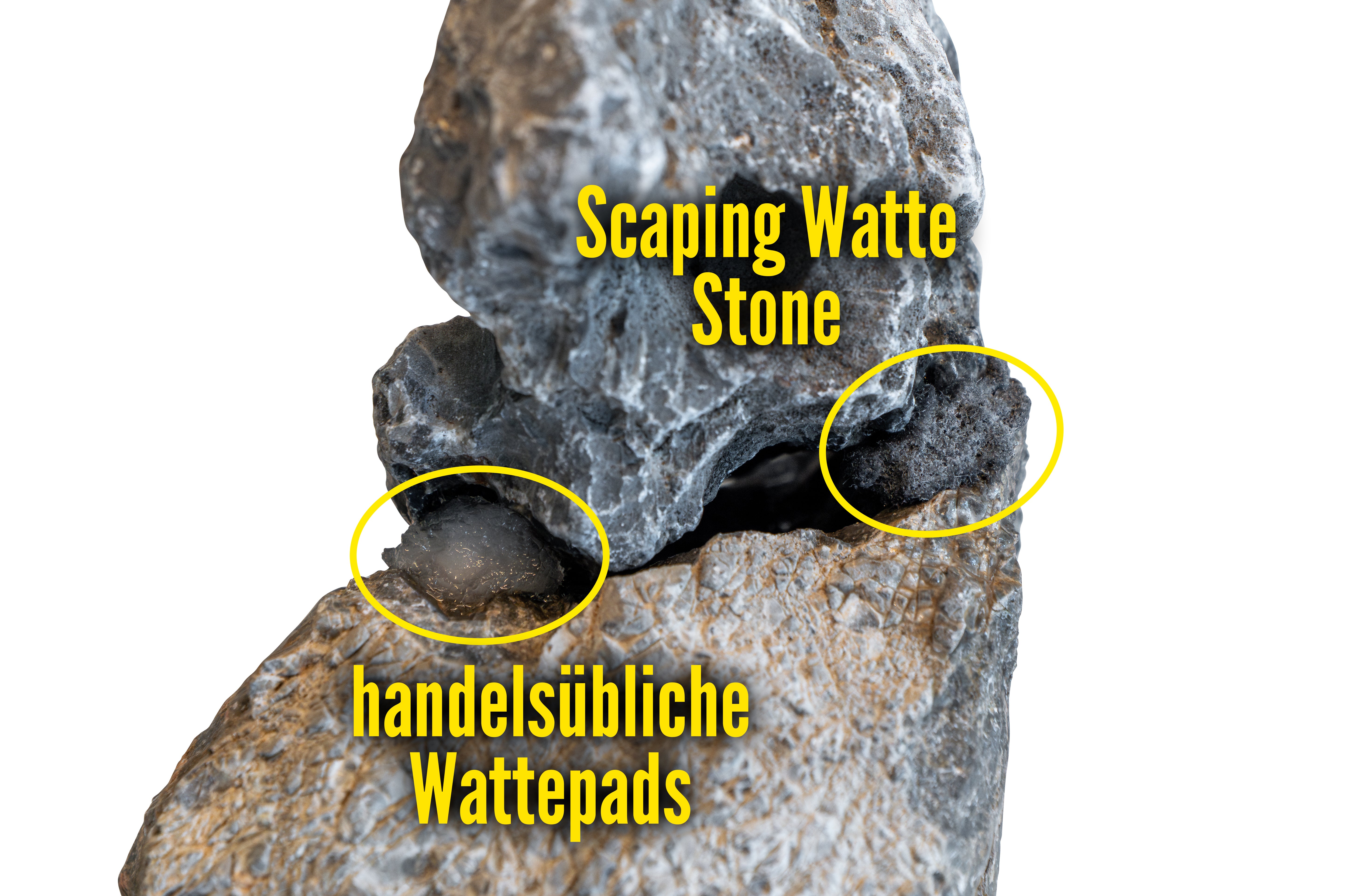AquaOwner Scaping Watte 30g Stone grau dosierbar